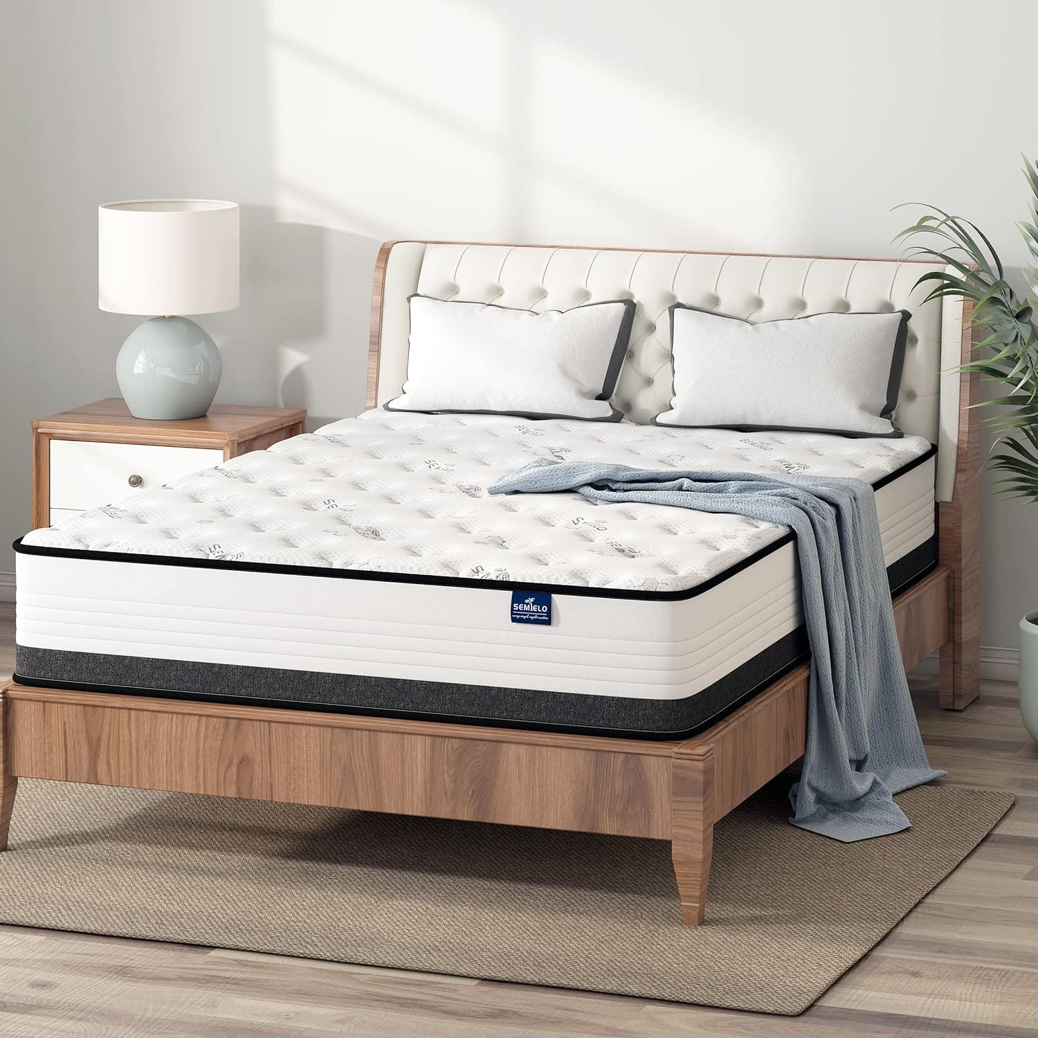 semielo 10 inch hybrid memory foam mattress full size cool top medium firm mattress in a box innerspring mattress for pr 1 - SEMIELO Mattress Review: A Comprehensive Assessment