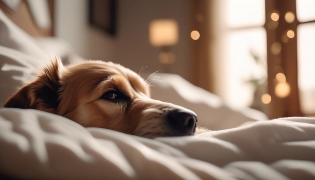 dogs safety under duvets