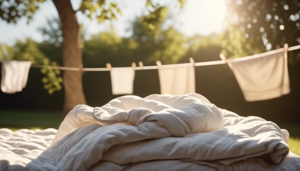 effective methods for drying duvets