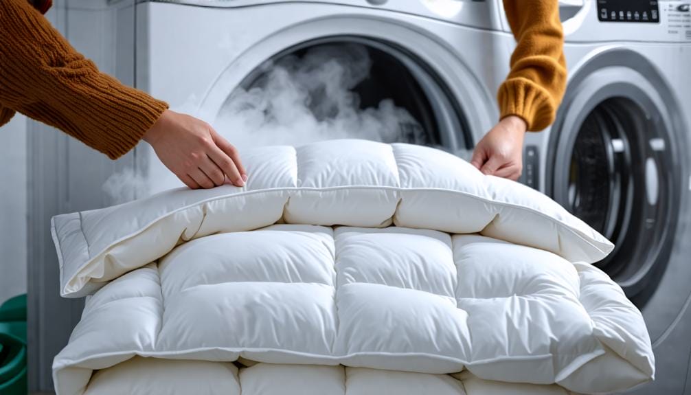 dry clean down comforters