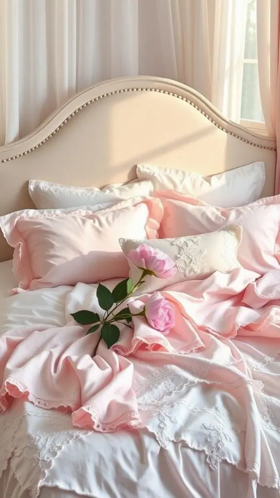 What Color Bedding Goes With Cream Headboard: 50 Unique Ideas You’ll Love 1 cozy blush bed linens