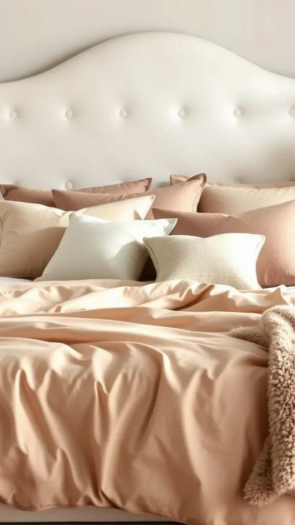 What Color Bedding Goes With Cream Headboard: 50 Unique Ideas You’ll Love 23 cozy neutral color palette