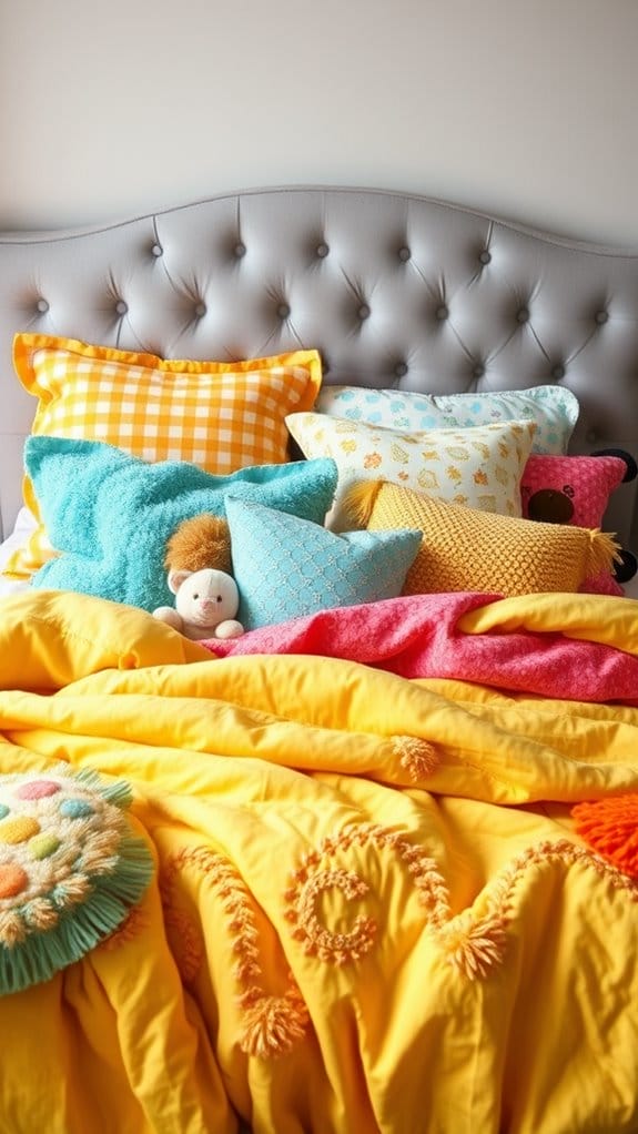 fun and colorful linens