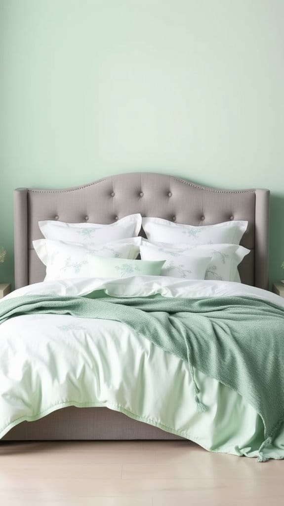 soothing mint green color