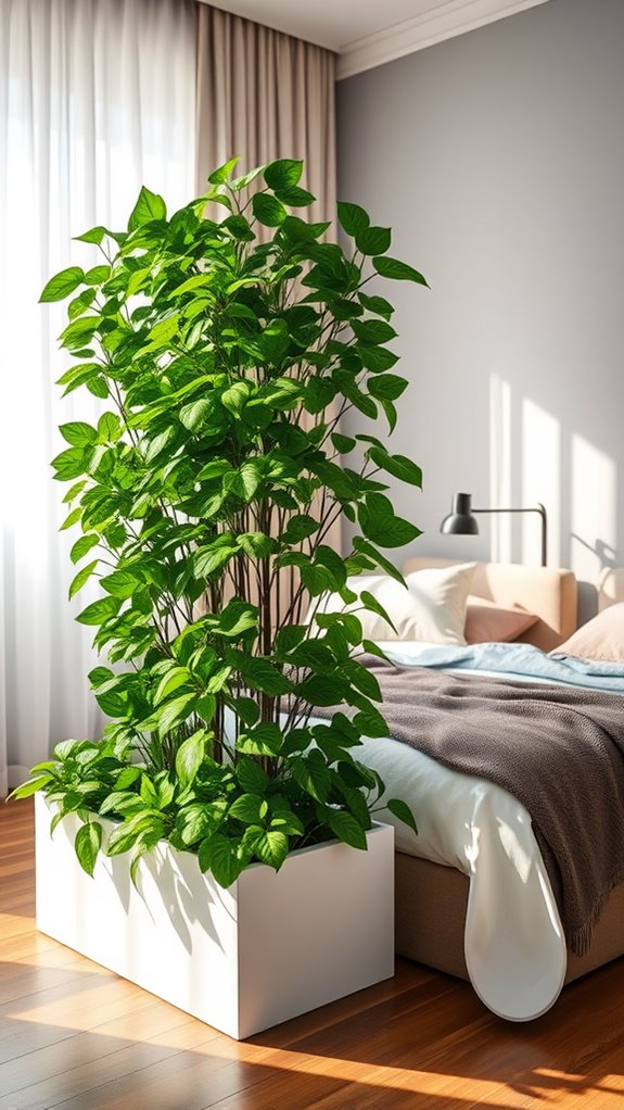 artificial greenery room separators