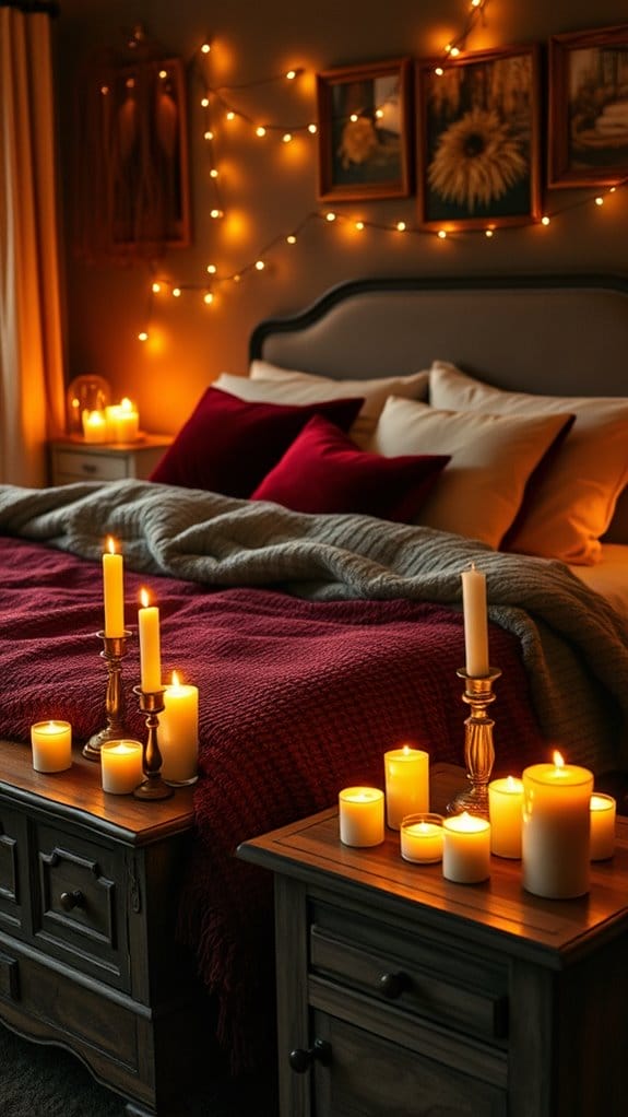 cozy ambiance with candles