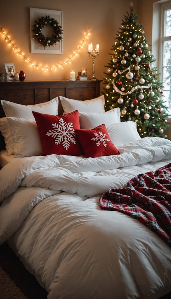 cozy white duvet comfort