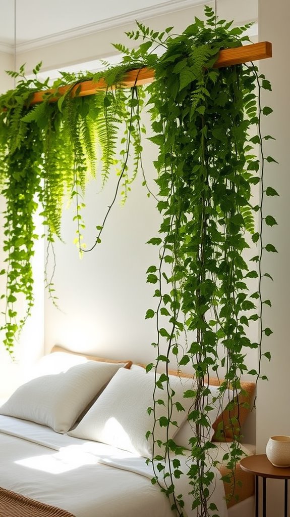 hanging plants for separation