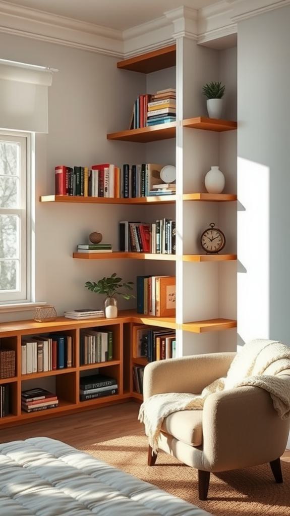 advantages of open shelving