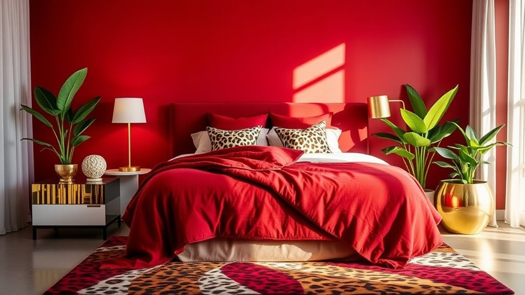 47 Red and Cheetah Bedroom Ideas to Add Bold Style to Your Space