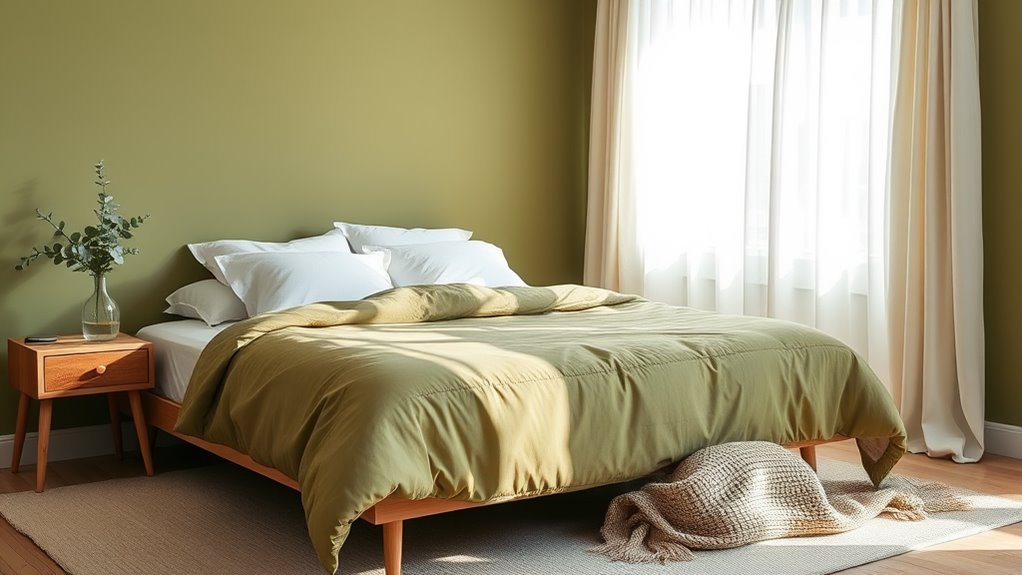 25 Olive Green Bedroom Ideas for a Calming Space