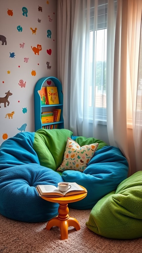 comfortable nook for reading