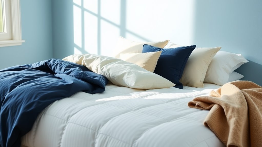 What Color Comforter Goes With Light Blue Walls: 25 Ideas
