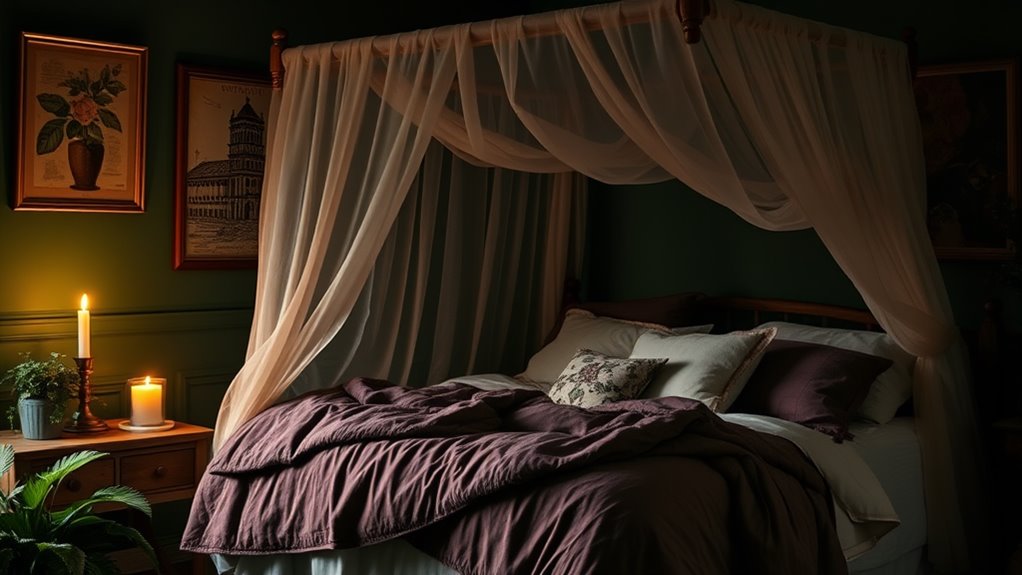 33 Dark Cottagecore Bedroom Inspirations for a Cozy Vibe