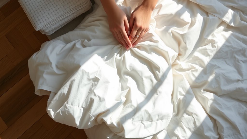 How to Wrap a Duvet in Sheets: Neat and Tidy Bedding Hack