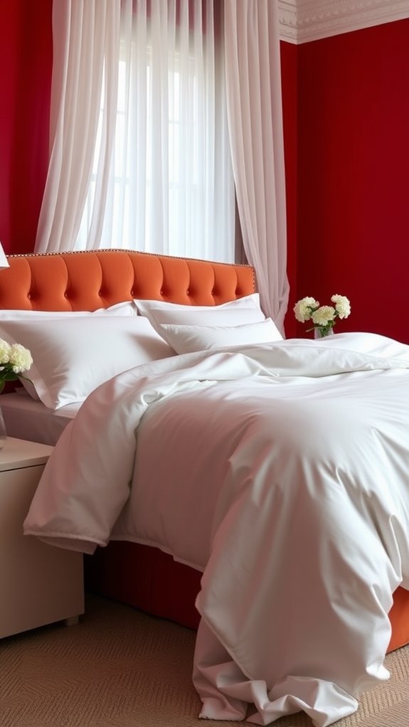 elegant bedding for relaxation