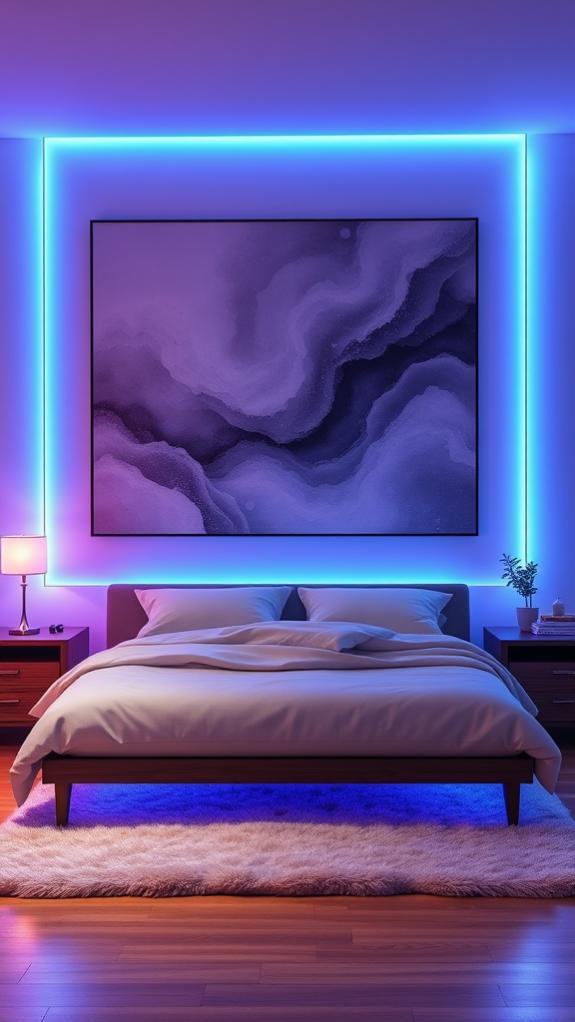 illuminated decorative wall art