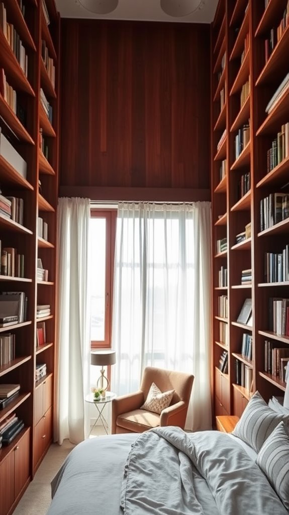 install tall bookcases now