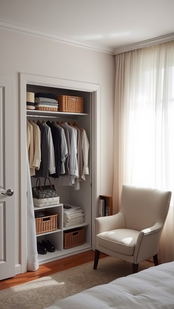 maximize closet storage efficiency