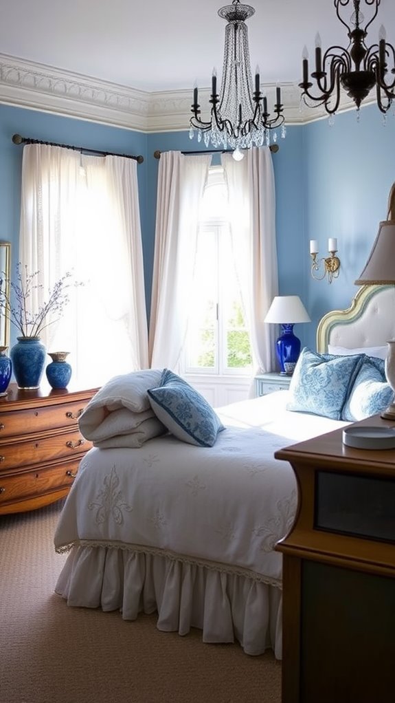 stylish blue home accents