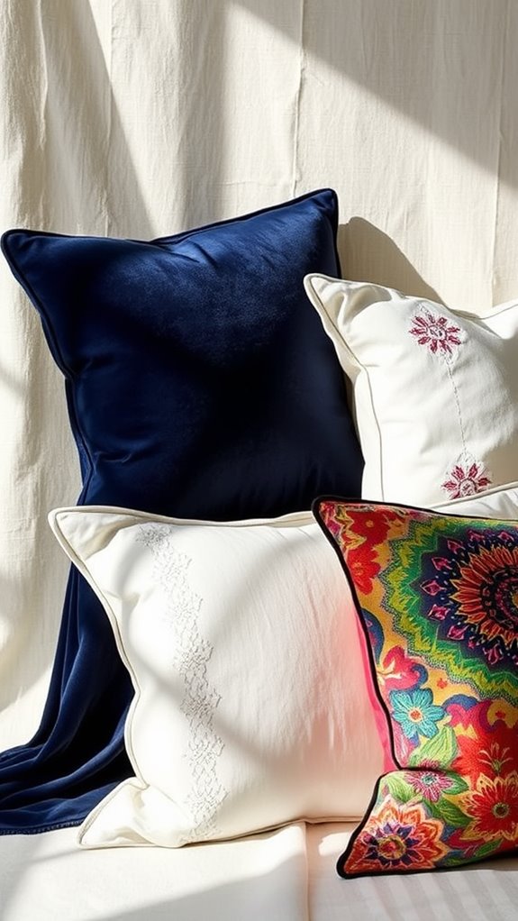 variety of pillow covers