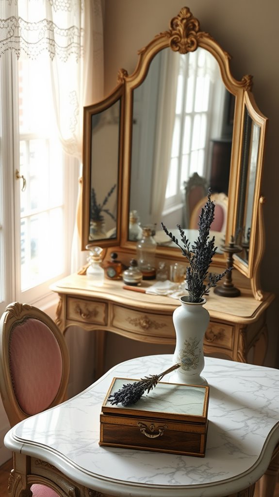 classic vanity furniture pieces