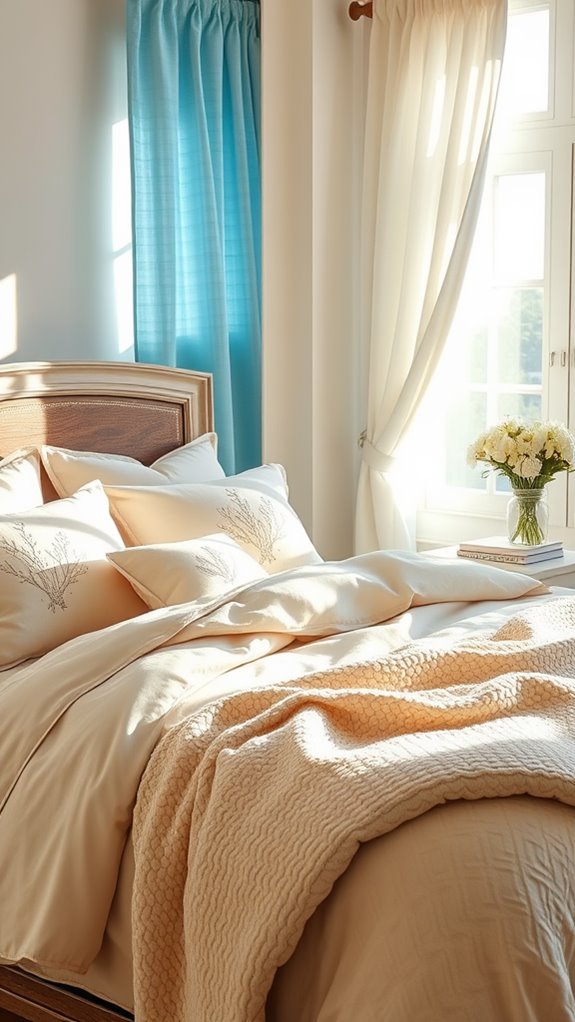 coastal themed bedding designs