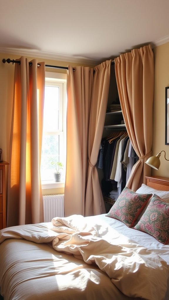 curtains for closets and windows