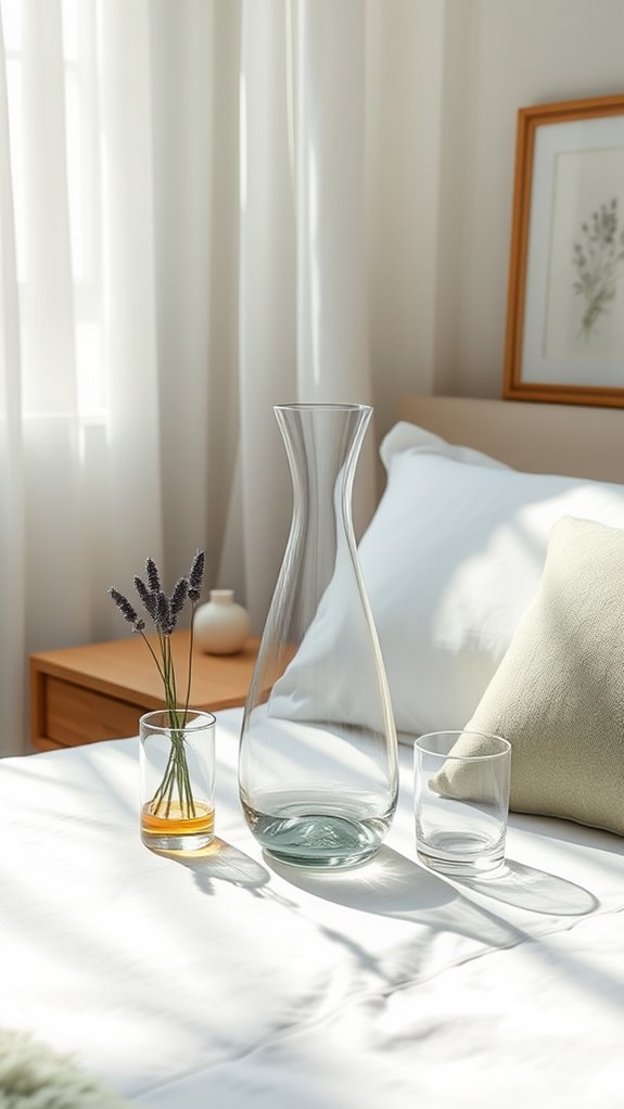 elegant bedside hydration solution