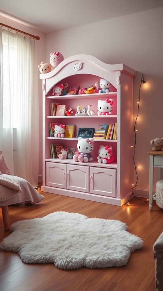 hello kitty book storage