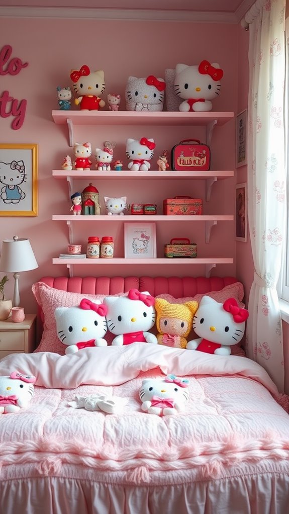 hello kitty collectible showcase