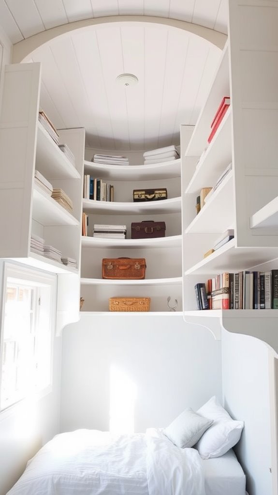 maximize vertical storage space