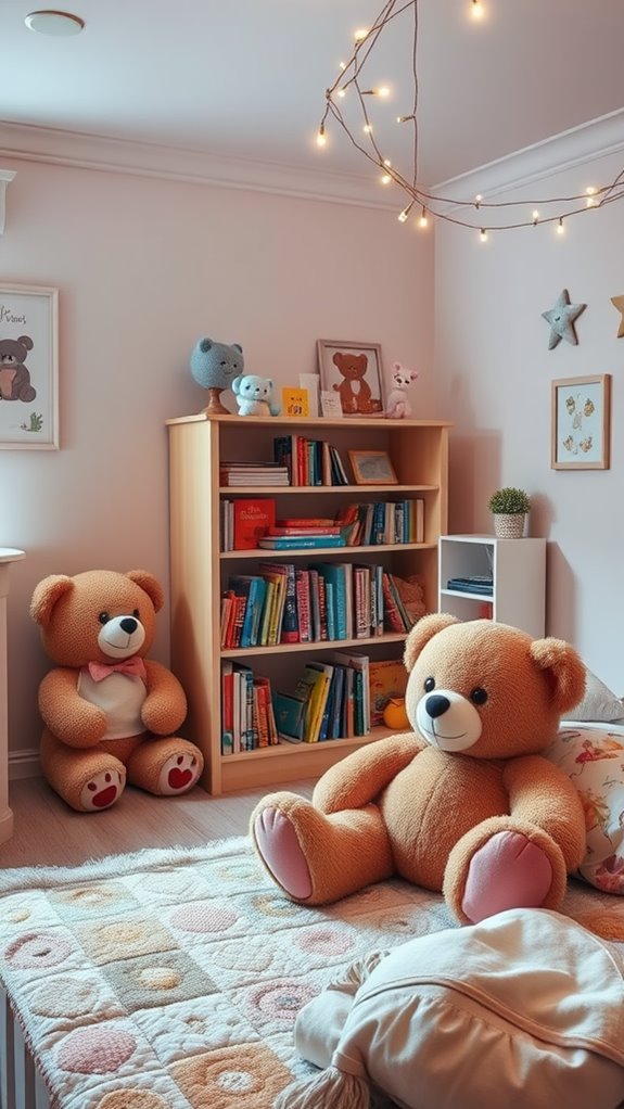 teddy bear themed bookends