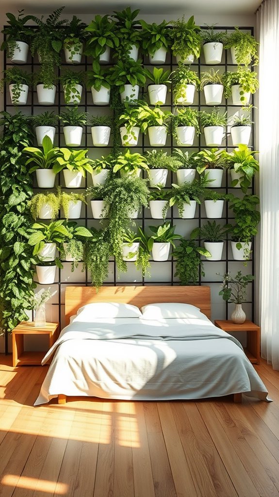 vertical plant wall system