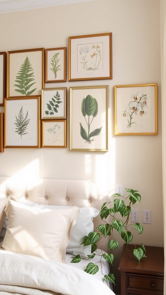 vintage plant print gallery