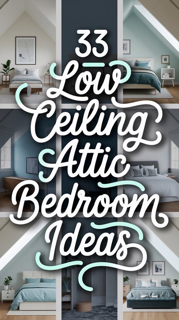 attic bedroom ceiling solutions - 33 Low Ceiling Attic Bedroom Ideas Full of Charm
