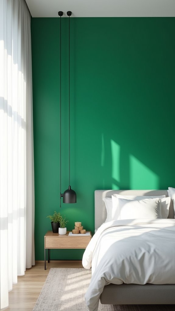 33 Chic Single Woman Bedroom Ideas to Inspire You 3 bold colorful bedroom feature
