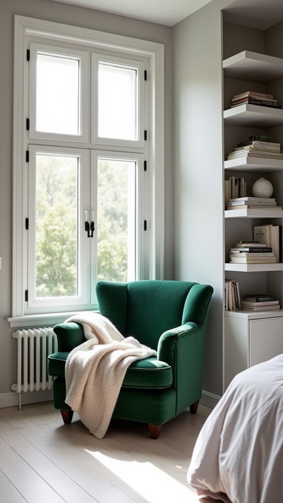 33 Chic Single Woman Bedroom Ideas to Inspire You 34 cozy corner reading retreat