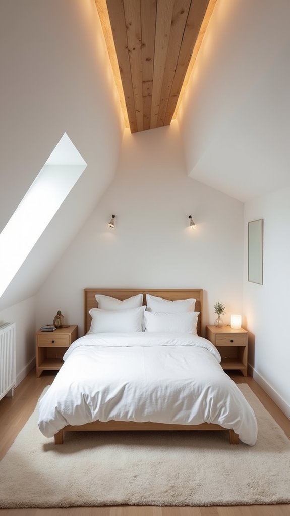 33 Low Ceiling Attic Bedroom Ideas Full of Charm 25 enhance ceiling perceived height