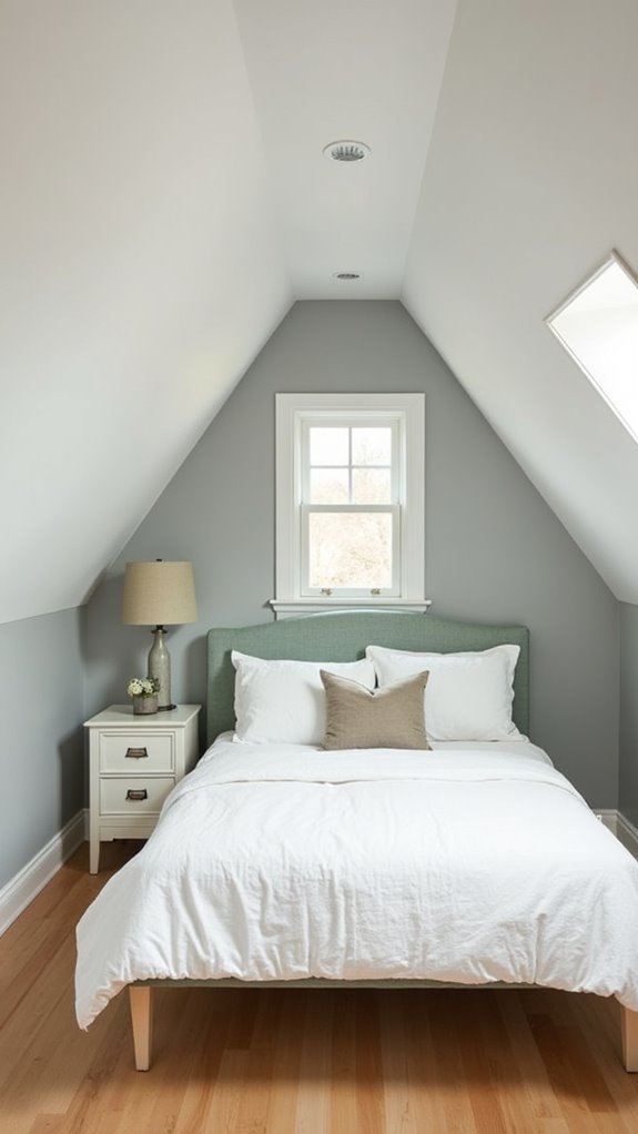 33 Low Ceiling Attic Bedroom Ideas Full of Charm 10 light colors visually expand space