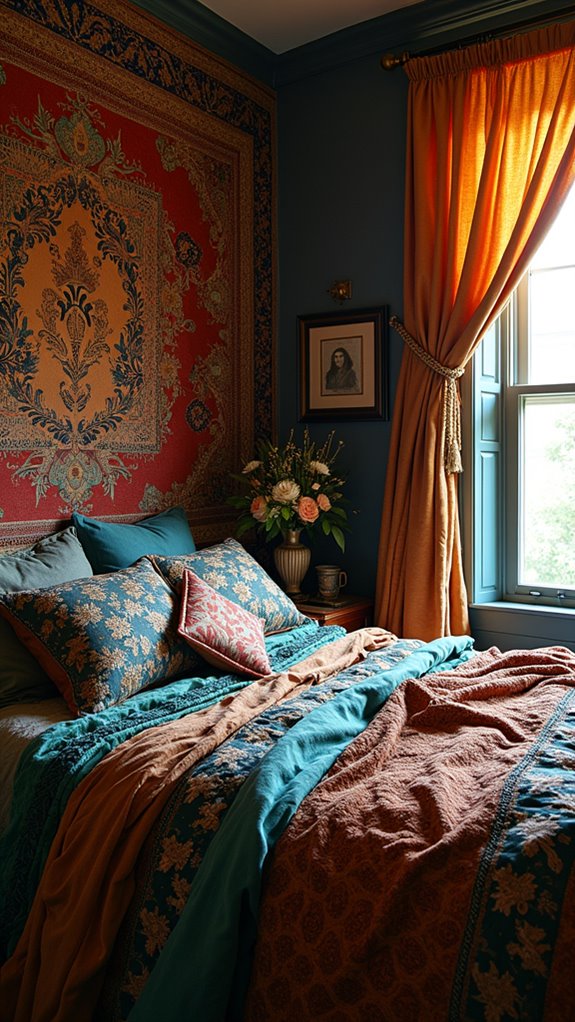 33 Creative Cluttered Bedroom Aesthetic Must-Sees 13 luxurious chaotic textile layering
