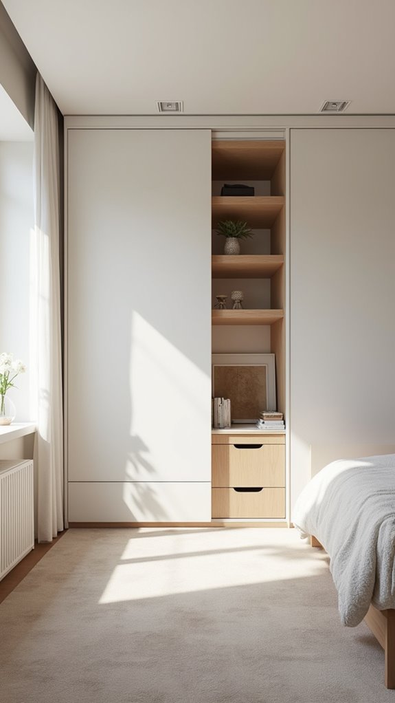 33 Chic Single Woman Bedroom Ideas to Inspire You 10 maximize bedroom storage efficiency