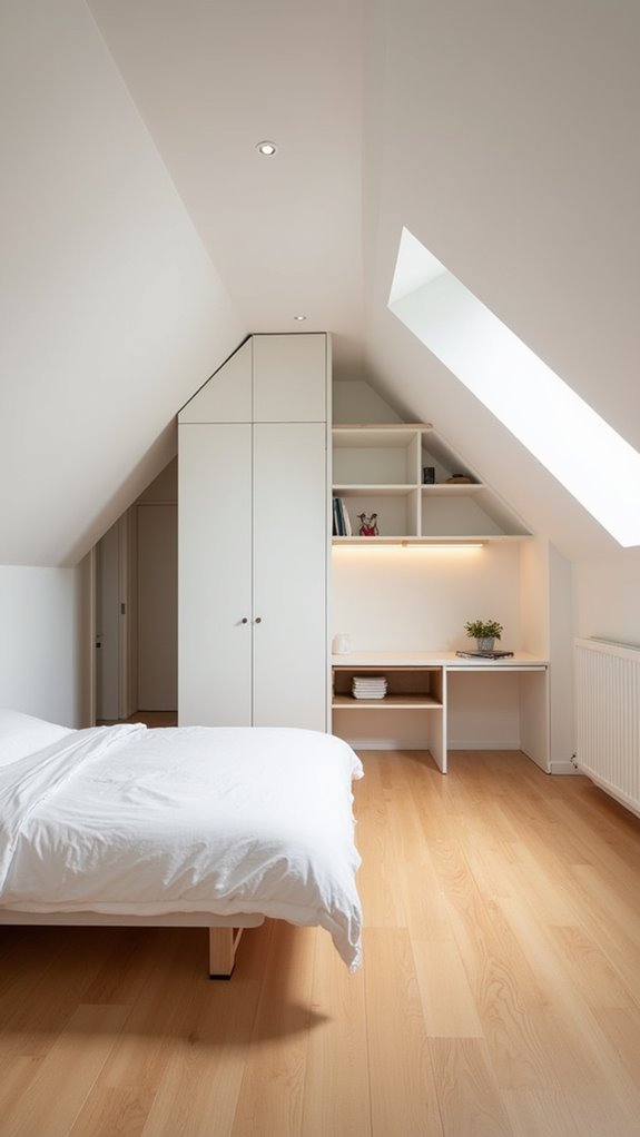 33 Low Ceiling Attic Bedroom Ideas Full of Charm 12 space saving multi functional furniture