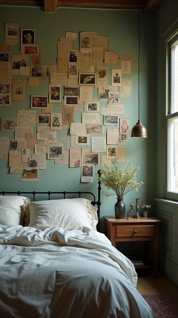 33 Creative Cluttered Bedroom Aesthetic Must-Sees 3 textured layered wall art