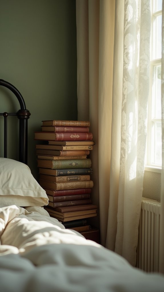 33 Creative Cluttered Bedroom Aesthetic Must-Sees 2 vintage literary storage solution