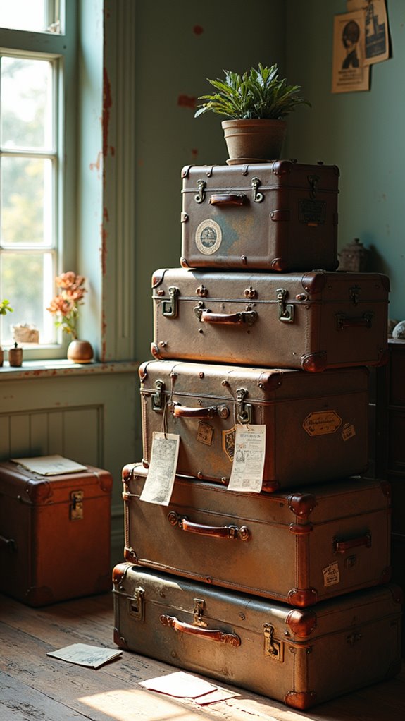 33 Creative Cluttered Bedroom Aesthetic Must-Sees 21 vintage travel memorabilia display