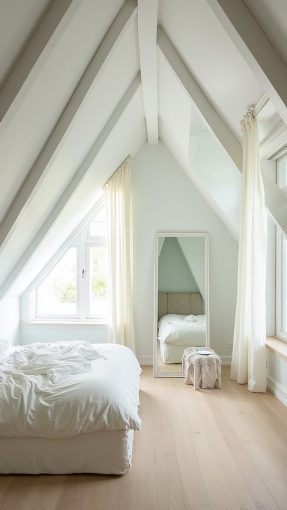 33 Low Ceiling Attic Bedroom Ideas Full of Charm 32 visual tricks for small rooms